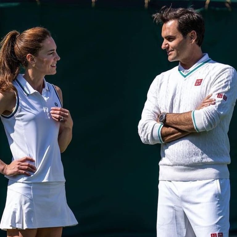 Roger and Kate enjoy Wimbledon battle royale